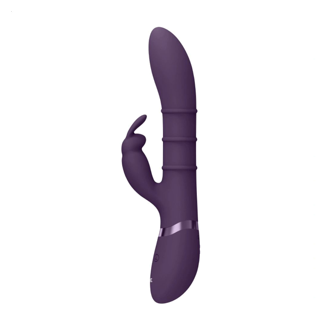 Вібратор-кролик Vive Sora Rings &amp; Vibrating G-Spot Rabbit Vibrator Фіолетовий, 1 шт
